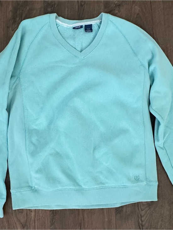 Izod Sweaters - Izod Women’s V-Neck Sweater in Aqua